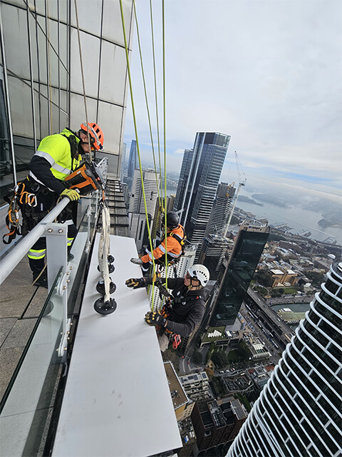 high access maintenance on Sydney building