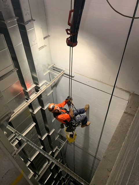standby rescue rope access and safety